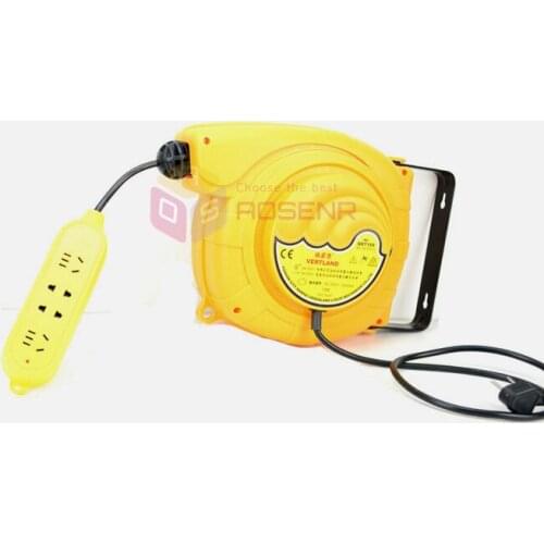 Automatic Telescopic Drum Cable Tray GDT150 220V Plug Board Board Line 15 Meters Electric Automatic Hose Reel