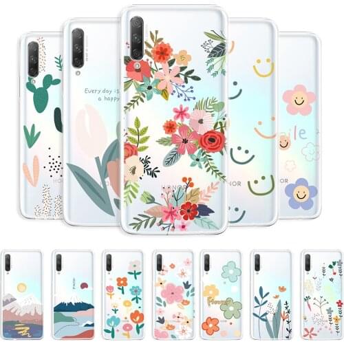 For Huawei Y9s Case Clear Phone Case For Huawei P Smart Pro 2019 Transparent Protective Cover For Honor 9X Premium Fashion Coque