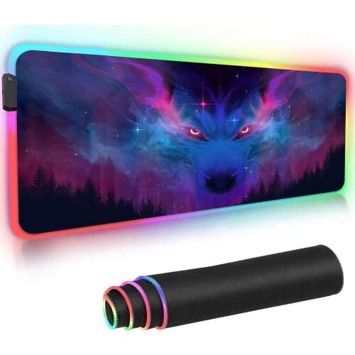 Mousepad Rgb Led Com Luz De Fundo, Acessórios Para Jogos, Tapete Para Mouse, Xxg Led Pad Led Light Mouse Pad Led Gamer Light Mat