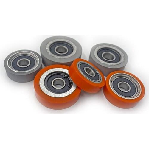 1pcs Edge Banding Machine Tracking Wheel 30x8x10 PU Wheel Profiling Wheel Flush Rubber Wheel Woodworking Accessories