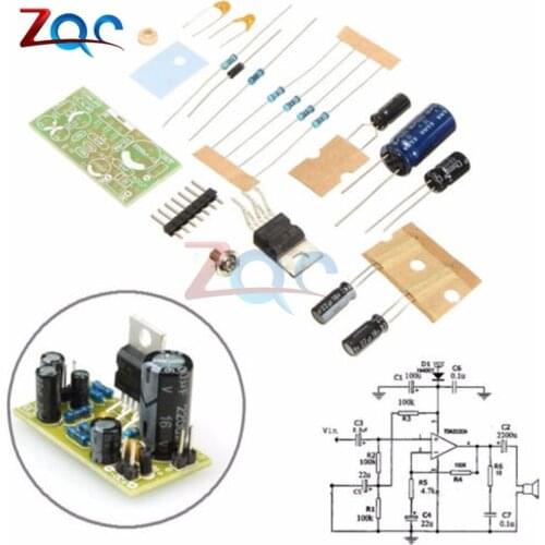 TDA2030A Electronic Audio Power Amplifier Board Module Mono 18W DC 9-24V For DIY Kit