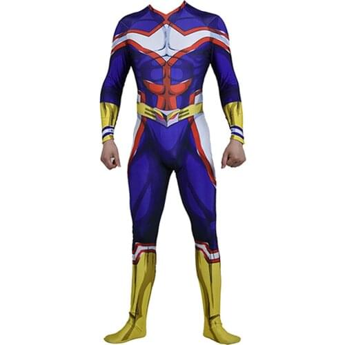My Hero Academia Boku no Hero Academia All Might Cosplay Costume All Might Jumpsuit Cosplay Outfit