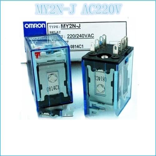 MY2NJ MY2N-J AC220V 2A2B 5A OMRON relay two open two closed 14 needle electronic component solid state relays