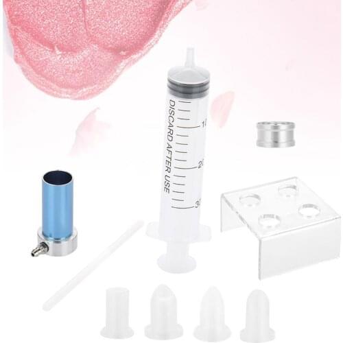 1set Acrylic Lipstick Mould Holder Lip Balm Mold Stand 4 Holes Shelf Tools DIY Lipstick Filling Makeup Tools For 12.1mm Tube