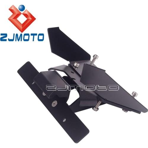 Moto Number License Plate Holder Frame Tail Tidy Fender Eliminator LED Light For KAWASAKI EX250R NINJA 250R 2008 09 10 11 2012