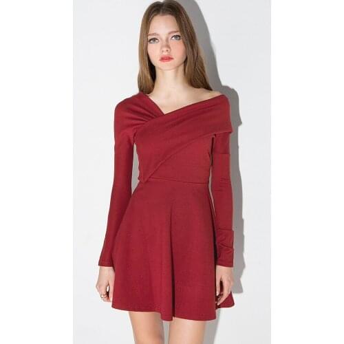 2022 New Women Autumn spring Lady Long Sleeve Off Shoulder Stylish Charming Adorable Maxi Bodycon Sexy party Dress AA0086