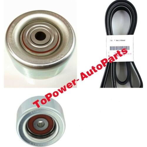OEM Serpentine Drive Belt&Idler Pulley Kit 1660331040 166030P030 1660431020 9091602571 for Toyotaa 4Runner Tacoma 4.0L V6 1GR-FE