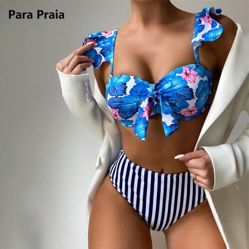 Полосатые купальники Para Praia China At AliExpress