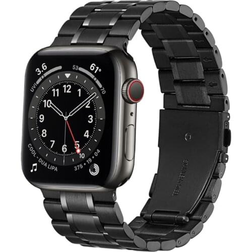 For apple watch 6 SE band 44mm 40mm strap Upgraded version Stainless Steel bracelet for iwatch bands Series 5 4 3 42mm 38mm belt