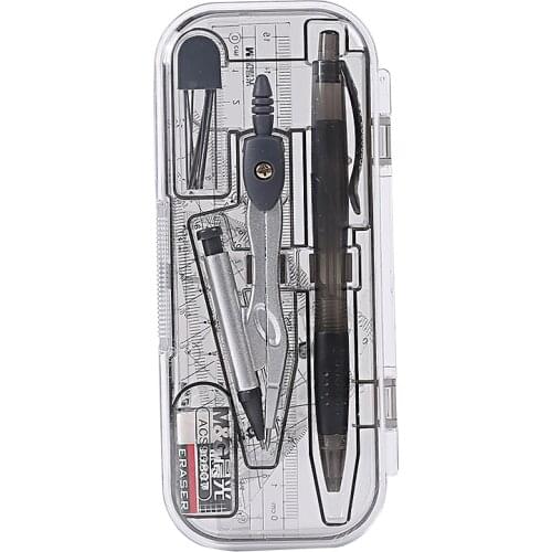 1SET Compasses Drafting Tools Drawing Math Compass Set School Supplies Stationery ASC90807