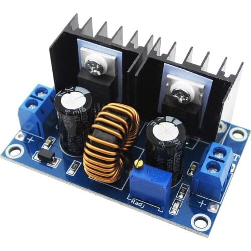 1pcs XL4016 PWM Adjustable 4-36V To 1.25-36V Step-Down Board Module Max 8A 200W DC-DC Step Down Buck Converter Power Supply