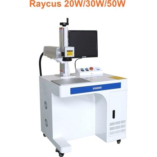 200*200mm working size desktop 20w fiber marking / mini fiber laser marking machine