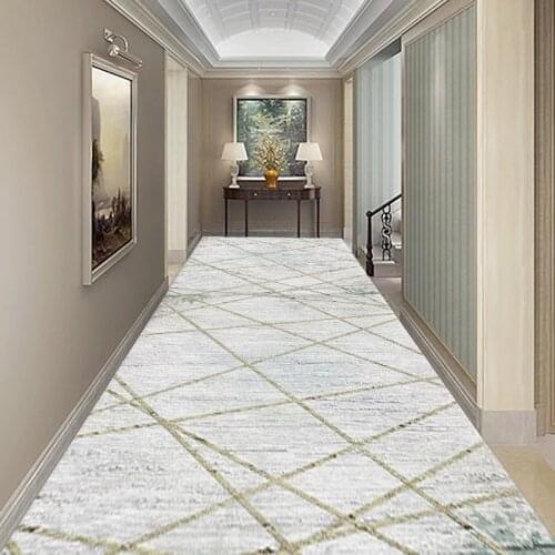 Home Decor 3D Carpet Living Room Geometric Print Kitchen Rug Mat Long Hallway Corridor Rug Bedroom Area Rug Entrance Doormat
