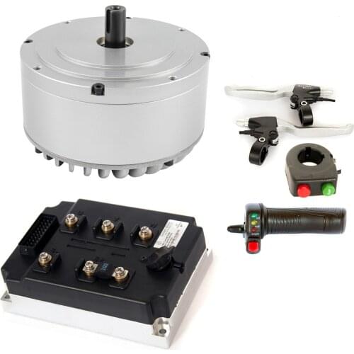 48V 72V 3KW brushless dc liquid cooling electric motorcycle motor with controller electric bicycle conversion kit for sale