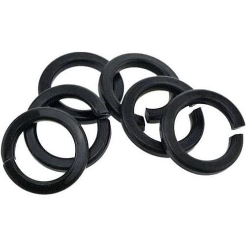 5pcs spring washers M22/M24/M27/M30/M33/M36 Black Carbon Steel spring washers open washer