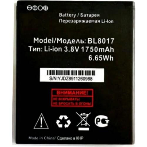 1750mAh BL8017 batteries cell phone Battery For FLY BL8017 Mobile phone batteries High quality Li-ion Replacement Battery