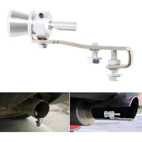 Aluminum Alloy Size M Universal Car Turbo Sound Whistle Muffler Exhaust Pipe ISO9001 Car Parts 60*22*60mm/2.36*0.86*2.36