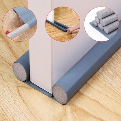 Door Bottom Sealing Strip 93cm Sound Proof Reduce Noise Door Sealing Foam Home Dorm Bedroom Acoustic Foam EVA Draft Stopper