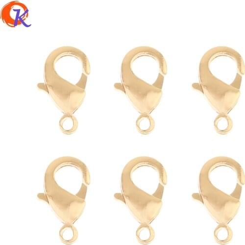 Cordial Design 100Pcs 8*14MM Jewelry Accessories/Connectors For Bracelets/Genuine Gold Plating/Jewelry Findings/Hand Made/Hooks