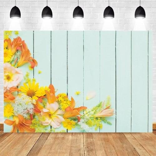 Yeele Wooden Boards Photocall Flowers Petal Planks Photography Backdrop Personalized Photographic Backgrounds For Photo Studio