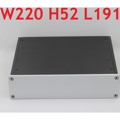 Decoder Shell Hifi Amplifier Housing 2205 Case All Aluminum Chassis Small Size W220 H52 L191 Power Amplify Supply DIY Box