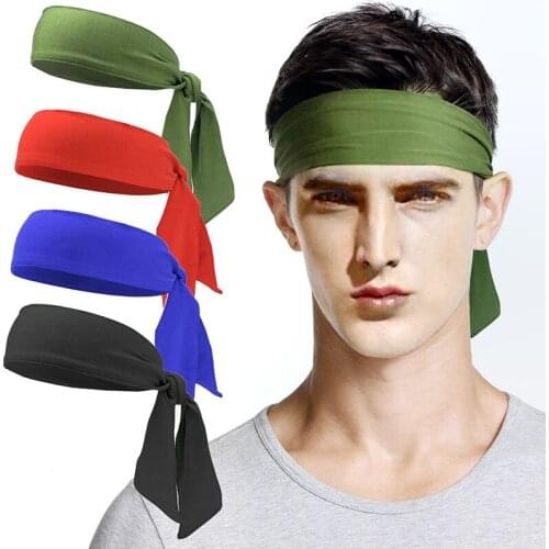 2019 Men Women Sports Sweat Headband Run Tennis Fitness Headband Sports Yoga Hair Ribbon Jogging Sports Accessories Sweatband