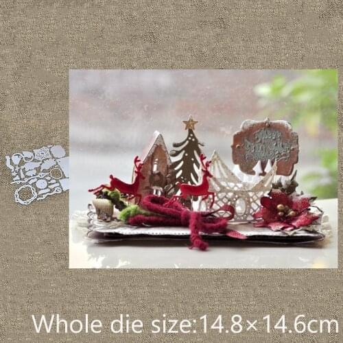 New Design Craft Metal die cuts Cutting Die Christmas decoration set scrapbooking Album Paper Card Craft Embossing die cuts