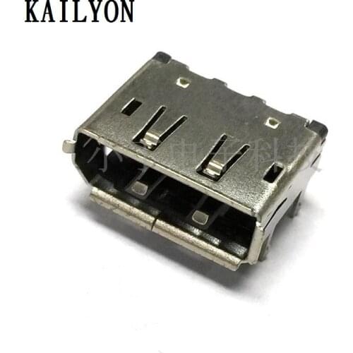 100pcs High quality Displayport patch type large DP mother seat, 20P column high definition socket, 20P TV interface