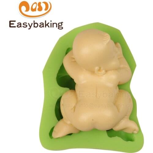 Kitchen Baking Cake Decorating Tools Baby Born Silicone Mold for Fondant Soap Candle Sugarcraft Chocolate