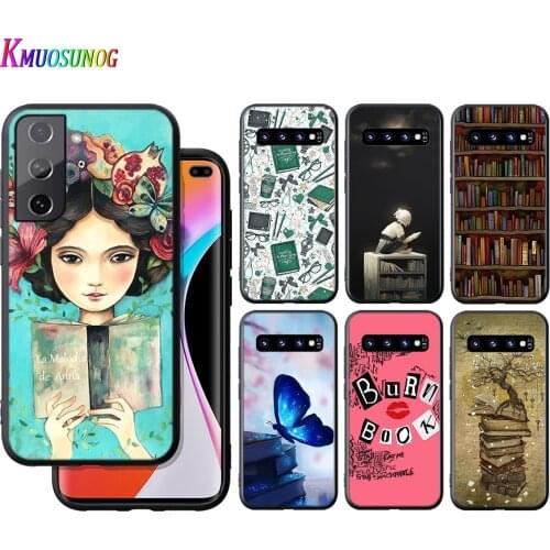 Silicone Cover I Love Reading Books For Samsung Galaxy S21 S20 FE Ultra S10 S10e Lite S9 S8 S7 Edge Plus Phone Case