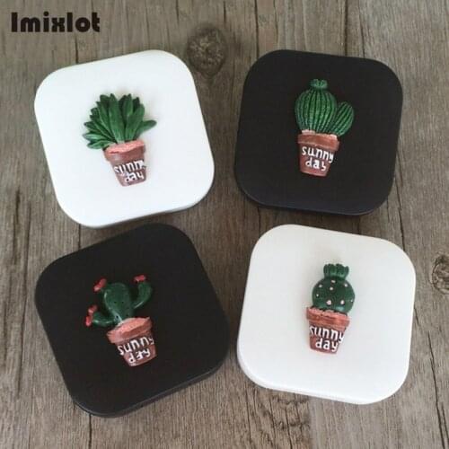 Random Pattern Cactus Contact Lens Case Travel Glasses Lenses Box For Unisex Eyes Care Kit Holder Container Eyewear Accessories