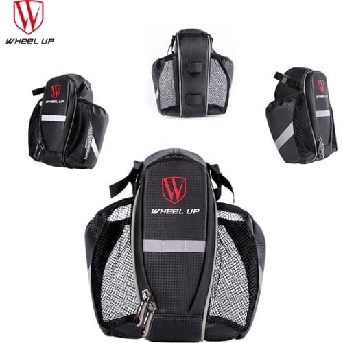 Wheel Up Bicycle Tail Bag Water Bottle Bag Large Capacity Waterproof Mountain/road Bike Rear Seat Bicycle Accessories Velcro