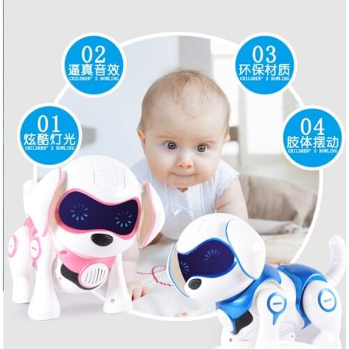Dancing Walk Robotic Animal Toy Induction toy Dog Control Dog Smart Robot Electronic Pet Interactive Program Gesture Following