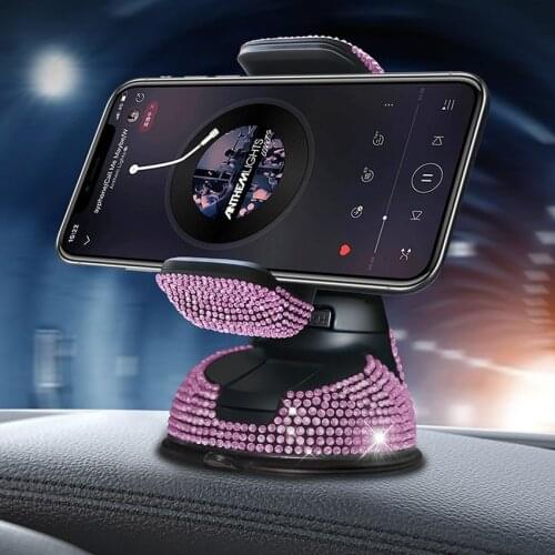 Universal Car Phone Holder Phone Car Mobile Cell Phone Holder Stand Car Accessories for Girls for IPhone X Xs Max Samsung