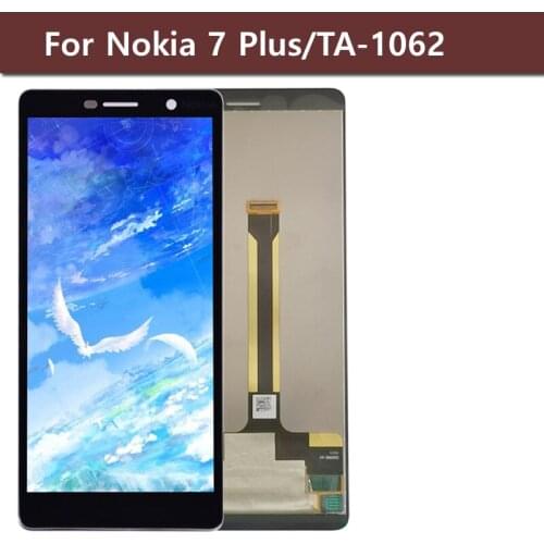 6.0" LCD For Nokia 7 plus / E7 Plus TA-1062 TA-1046 TA-1055 LCD Display Touch Screen Digitizer Assembly Replacement +Free Tools