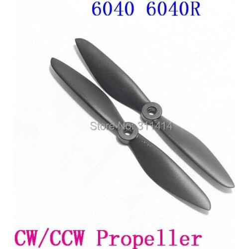 10 Pairs/20pcs 6040 6045 Propeller 6*4 2-Blade Props CW/CCW ABS For QAV250 C250 H250 Quadcopter Mini Multitopter Promotion