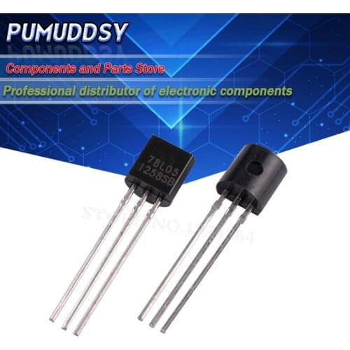 100PCS 78L05 78L06 78L08 78L09 78L12 78L15 TO-92 TO92 TRANSISTOR IC