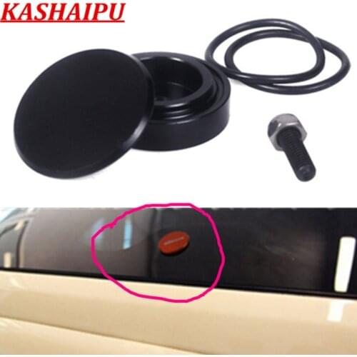 1x Refit Racing Cars Rear Wiper Delete Insert Cap Cover Seal Hole Plug Kit For Acura MDX TSX Honda Civic Accord CR-V Odyssey
