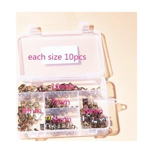 50Pcs 6-10mm for choose Fuel Spring Clip Vacuum Silicon Hose Clamp Autos Autos Spring Clip Fuel Oil Water Hose Pipe Tube Clamp