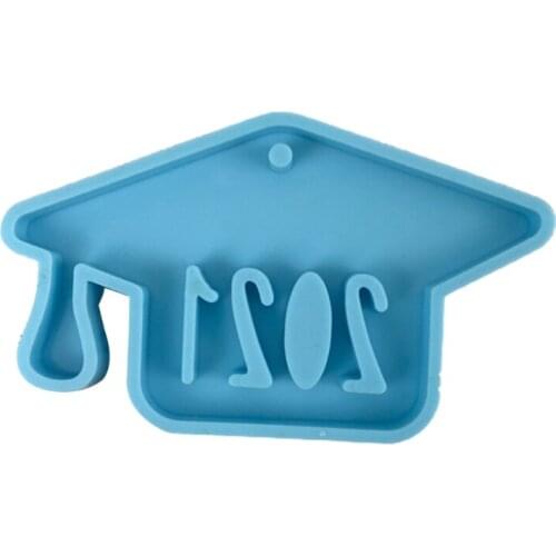 Keychain Epoxy Resin Mold DIY Craft Jewelry Casting Tool Pendants Silicone Mould