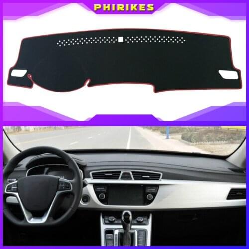 For GEELY Atlas 2016 2017 2018 Car Dashboard Cover Mat Pad Sun Shade Instrument Protect Carpet Accessories