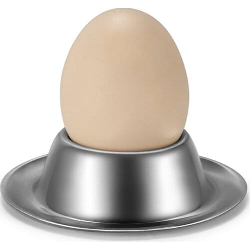 4Pcs/lot Stainless Steel Egg Holder Tray Breakfast Egg Cups Tableware Kitchen Tools