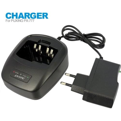 DesktopCharger Adapter for Puxing PX-888K C APX-UV973 PX-777 PX-328 PX-728 PX-888 VEV-3288S Walkie Talkie Two Way Radio EU/US