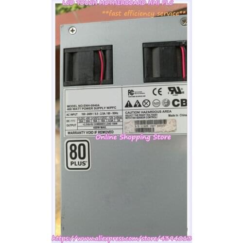 For ENH-0840A ENH-0840A-G Power Supply 400W 1U Power Supply With 6P Power Supply