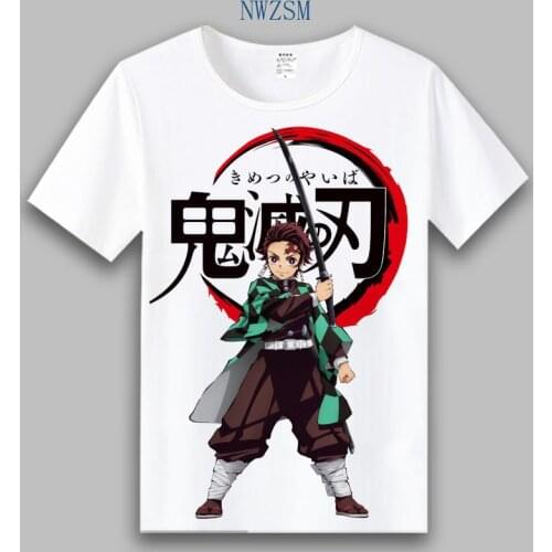 Japanese Anime Kimetsu No Yaiba T Shirt Kids Kawaii Cartoon T-shirt Children Demon Slayer Funny Demon Blade Tshirt Boys/girls