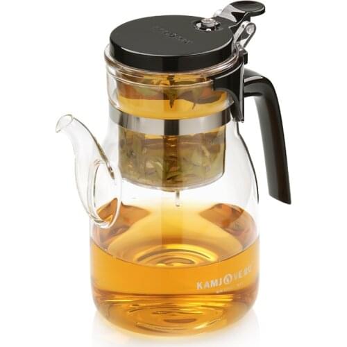 Kamjove k-208 tea cup 900ml tea pot elegant cup glass tea set glass cup