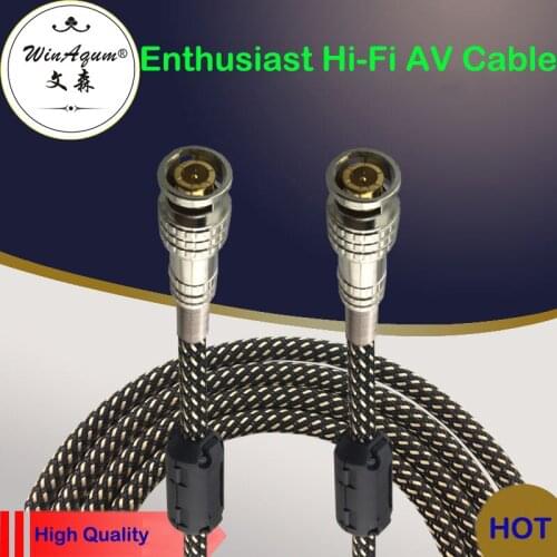 WinAqum BNC RG59 Cable 75ohm Coaxial for CCTV Surveillance Cameras Male Female 90 Degree Right Angle G-B01