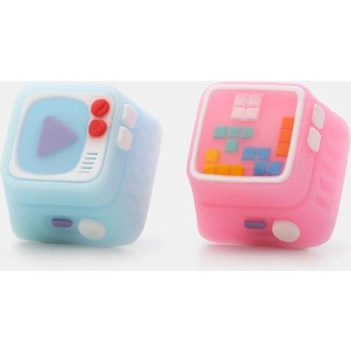 Tetris Keycap Personalized Cream Memory Keycaps TV Mechanical Keyboard Key Cap Compatible Cherry MX Switches