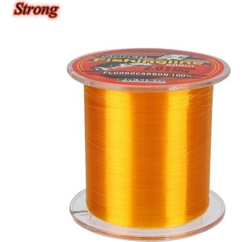 1/2/3/500M Nylon Fishing Line Fluorocarbon Coated Monofilament Fishing Line Carp Strong Tough Fishline