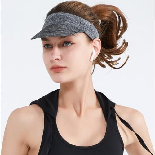Summer Sun Hats For Woman Foldable Portable Anti-Uv Female Outdoor Visor Cap Sports Running Headwear Cycling Golf Tennis Bandana